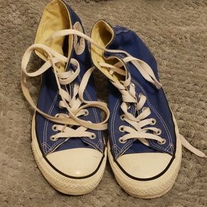 blue high top converse